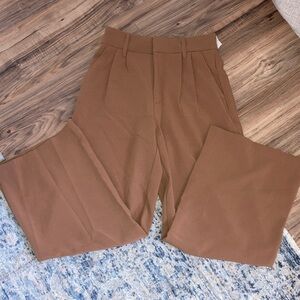 🆕 NWT - Abercrombie- Brown Wide-Leg Women’s Dress Pants